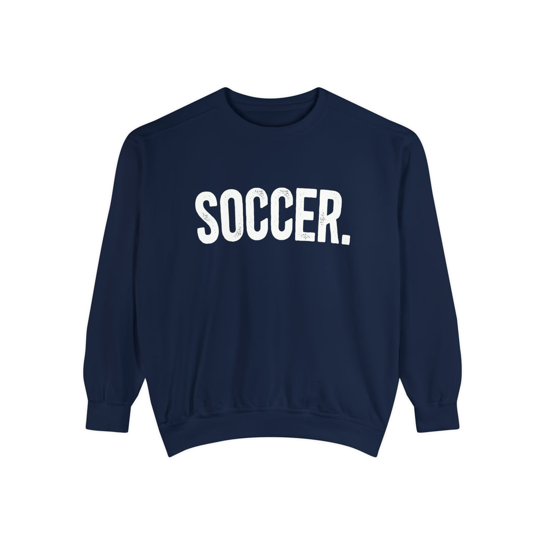 Rustic Design Soccer Unisex Adult Premium Crewneck Sweatshirt