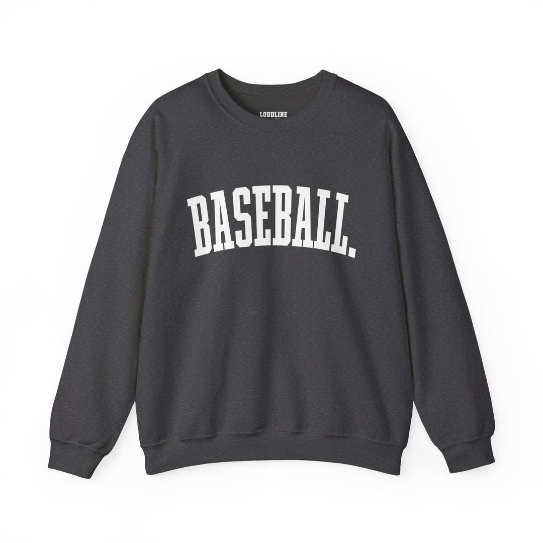 Tall Design Baseball Unisex Adult Crewneck Sweatshirt