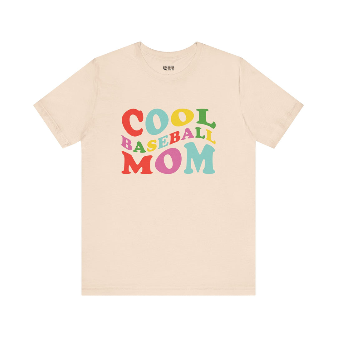 Cool Baseball Mom Unisex Adult T-Shirt