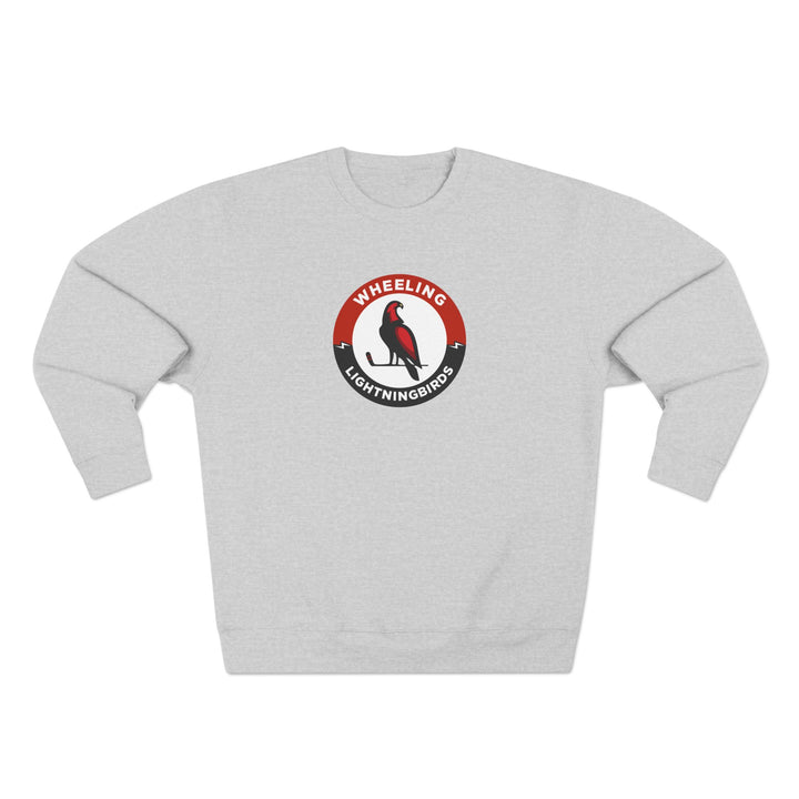 Wheeling Lightningbirds Unisex Adult Mid-Level Crewneck Sweatshirt