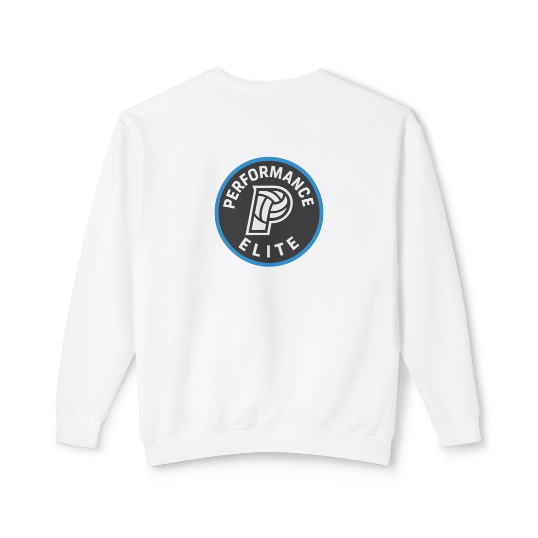 Performance Elite Unisex Adult Premium Crewneck Lightweight Sweatshirt w/Front &amp; Back Logo
