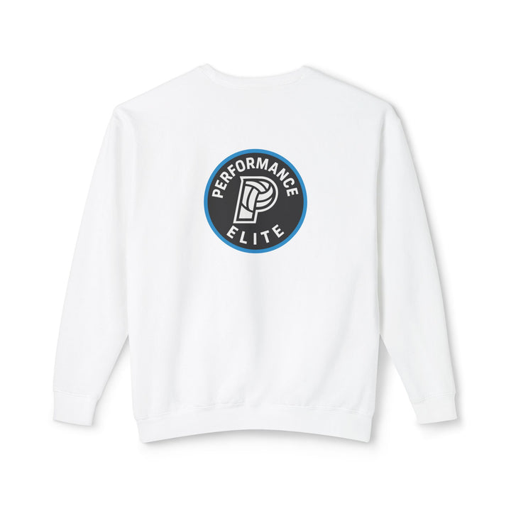 Performance Elite Unisex Adult Premium Crewneck Lightweight Sweatshirt w/Front &amp; Back Logo