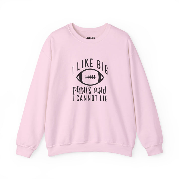 I Like Big Punts Football Unisex Adult Crewneck Sweatshirt
