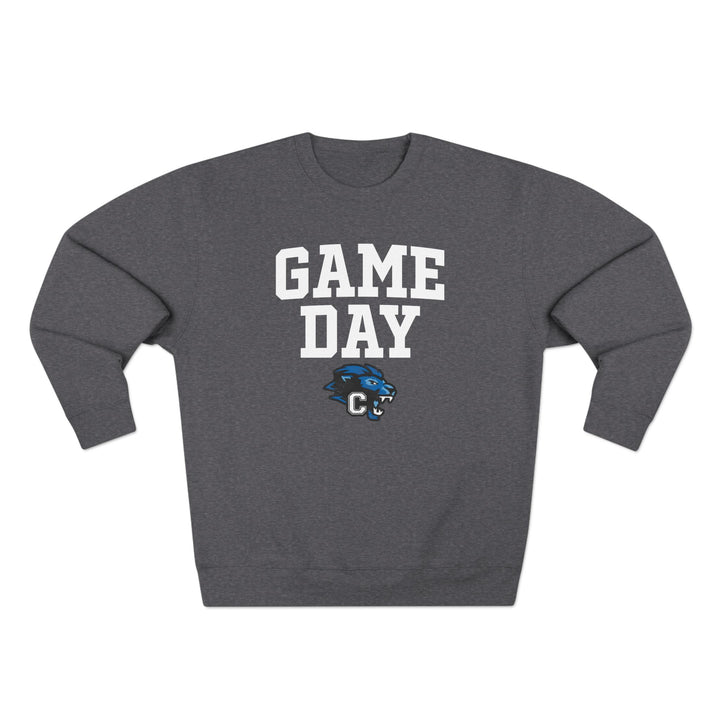 Canton Lions Football &amp; Cheer Unisex Adult Premium Crewneck Sweatshirt - Game Day 2 Design