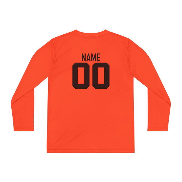 Unisex Youth Long Sleeve Moisture Wicking Shirt
