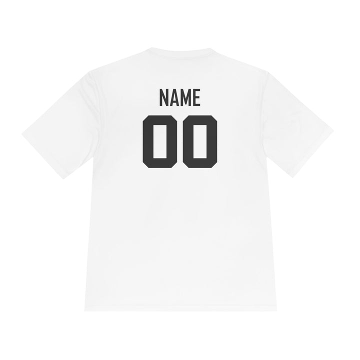 T-Black Dugout Unisex Adult Moisture Wicking T-Shirt - Front Design Only w/Optional Customization