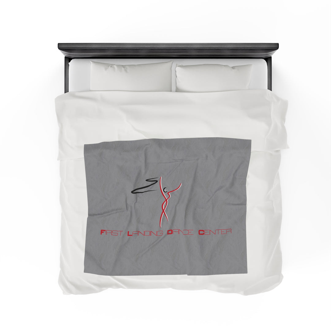 First Landing Dance Center Velveteen Plush Blanket