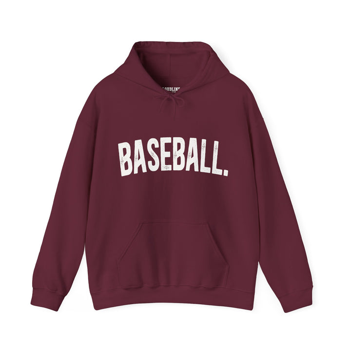 Rustic Design Baseball Unisex Adult Hooded Sweatshirt