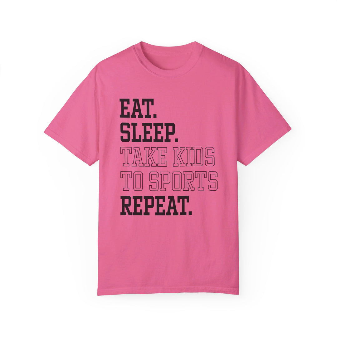 Eat Sleep Take Kids To Sports Repeat Unisex Adult Premium T-Shirt