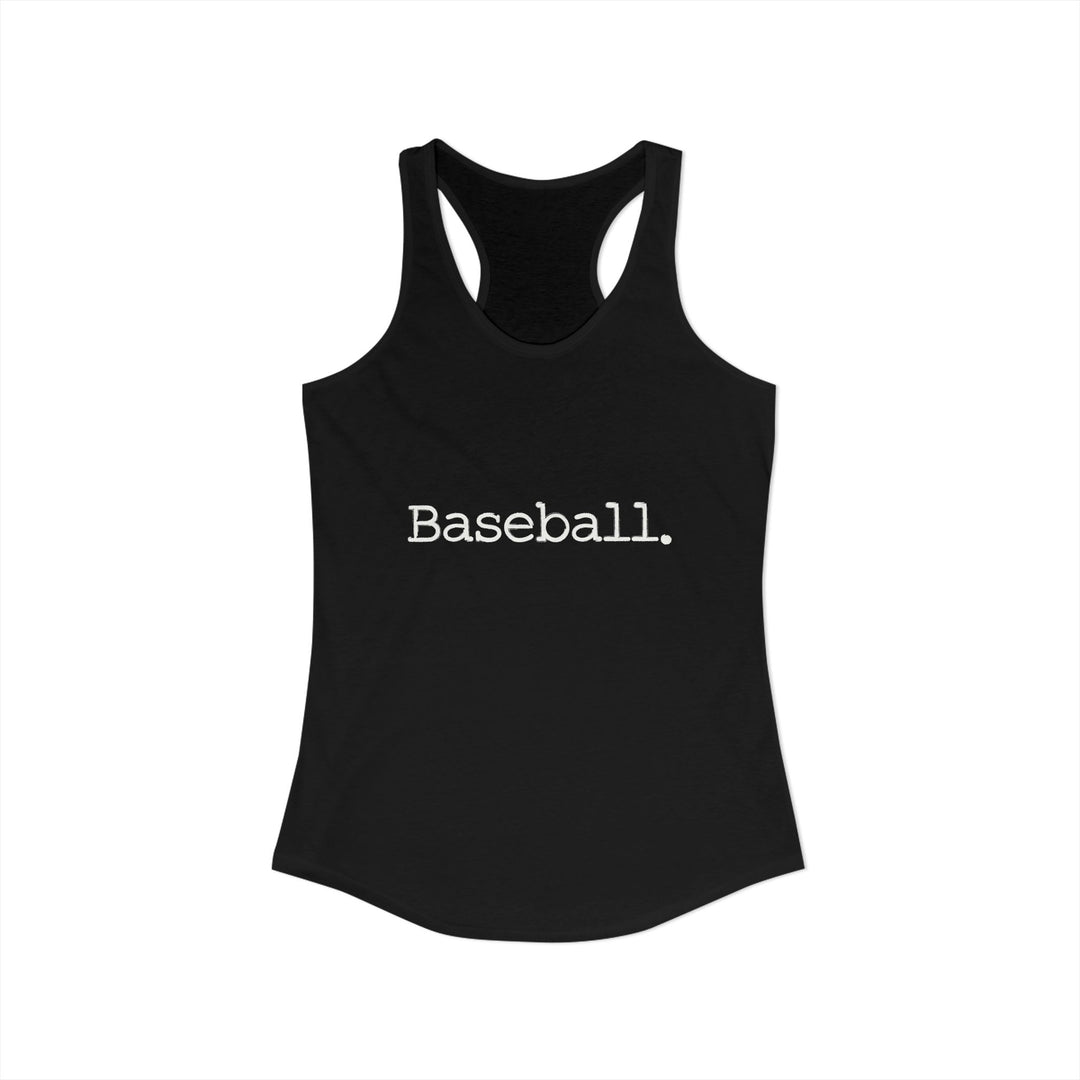 Typewriter Design Baseball Women&