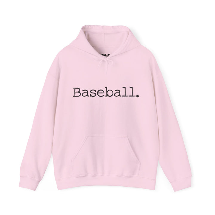 Typewriter Design Baseball Unisex Adult Hooded Sweatshirt