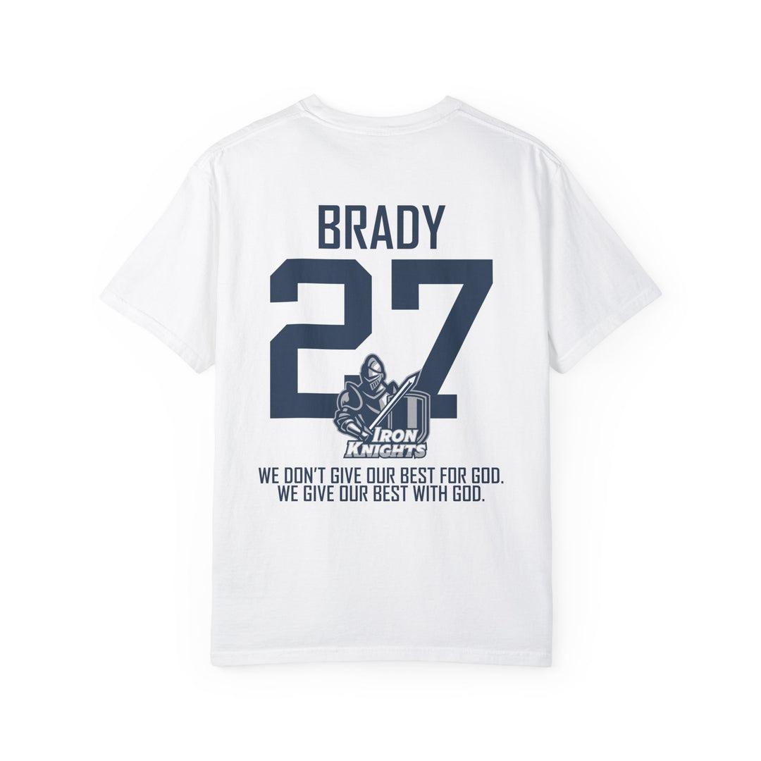 Iron Knights Premium Adult Unisex T-Shirt w/Knight Logo, Name &amp; Number on back