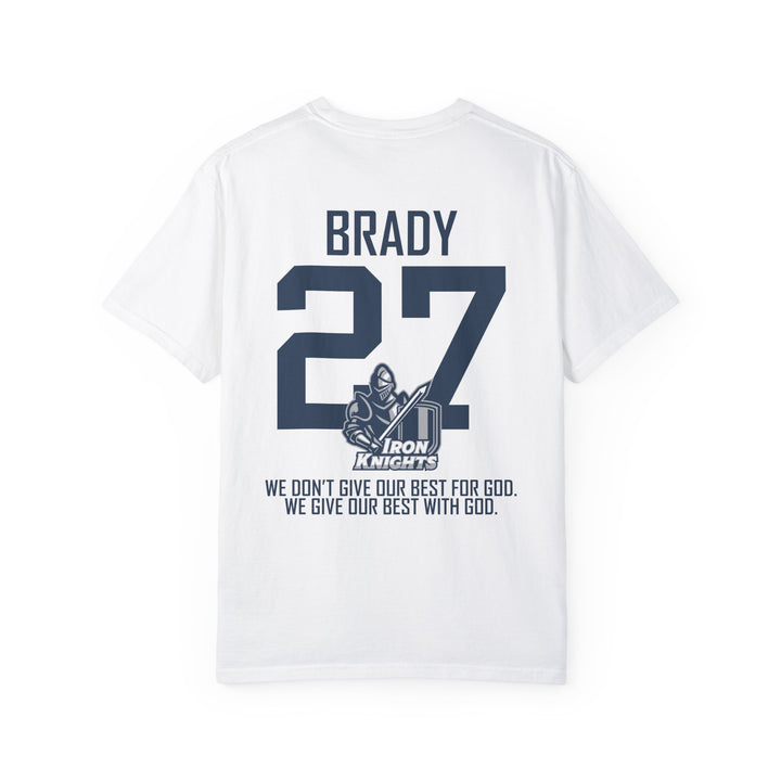 Iron Knights Premium Adult Unisex T-Shirt w/Knight Logo, Name &amp; Number on back