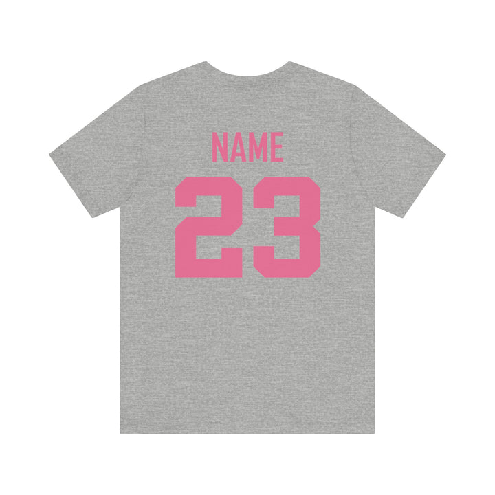 Latrobe Boys Soccer Unisex Adult T-Shirt - Breast Cancer Design