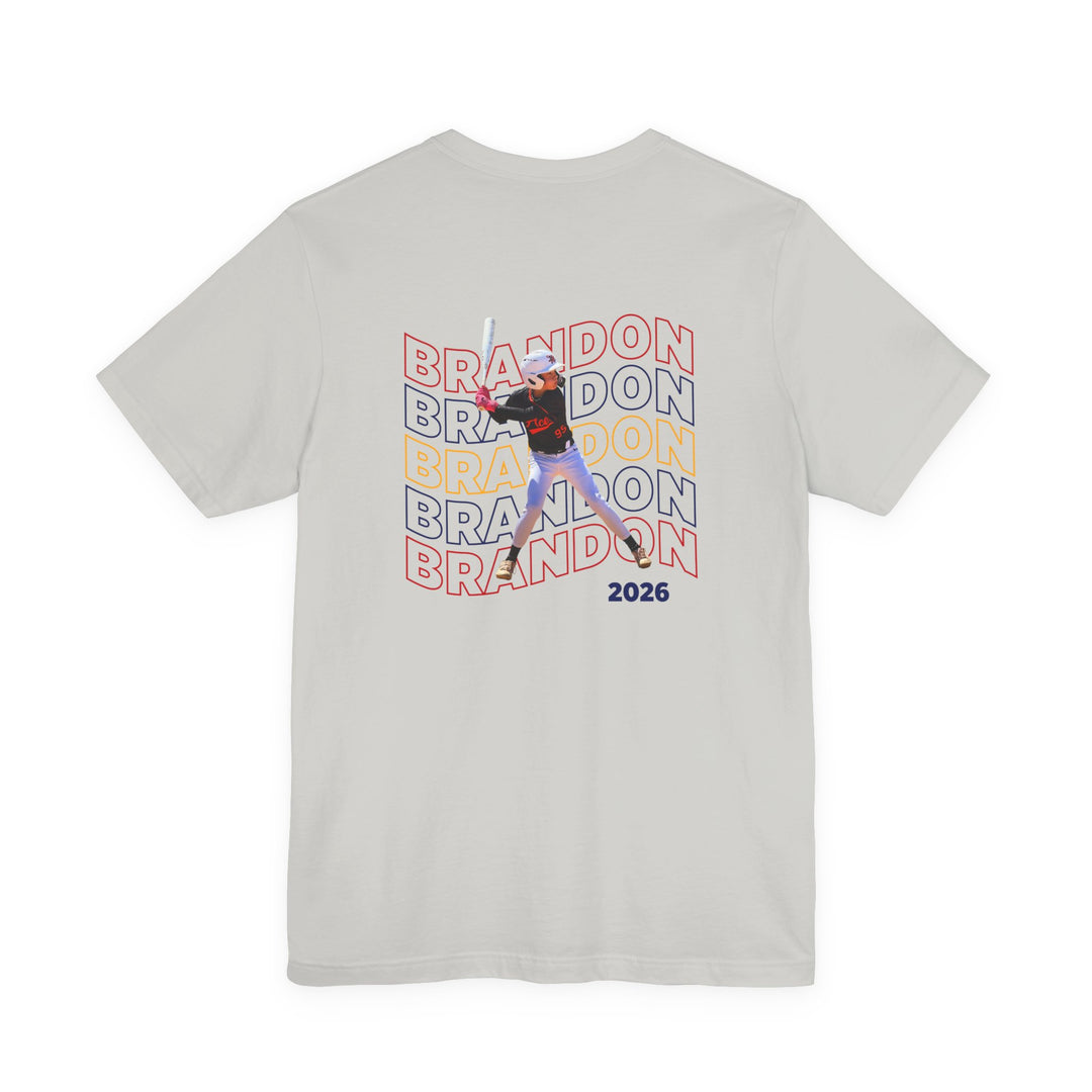 Cooperstown Picture Wavy Name Front &amp; Back Design - Unisex Adult T-Shirt