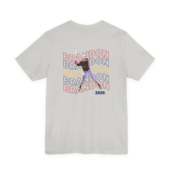 Cooperstown Picture Wavy Name Front &amp; Back Design - Unisex Adult T-Shirt