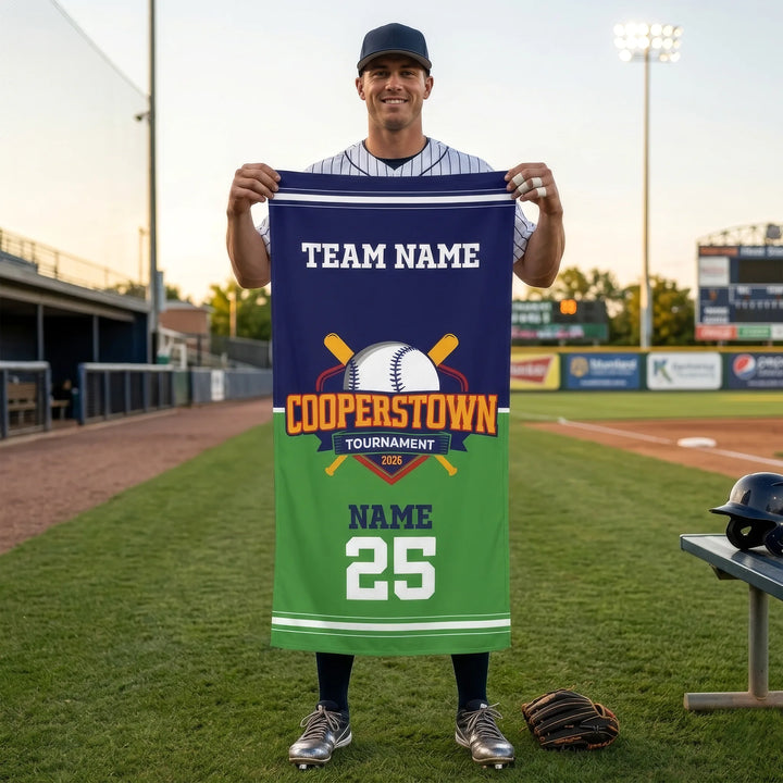Cooperstown 2026 Custom Beach/Dorm Towel