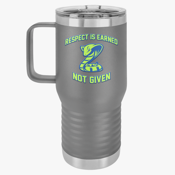 Court House Cobras Polar Camel Travel Mug 20oz - Respect Design