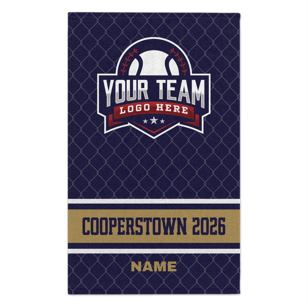 Cooperstown Custom Team Logo Baseball Trading Pin Rally Towel
