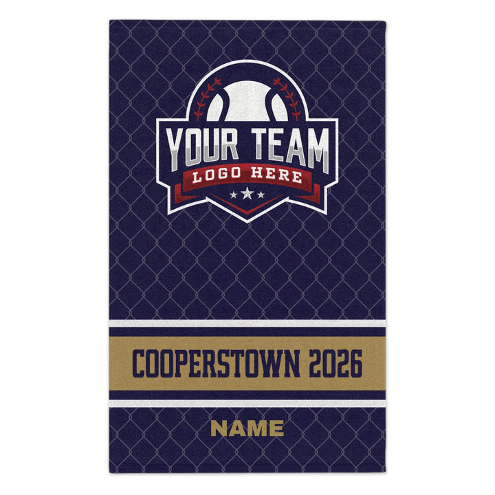 Cooperstown Custom Team Logo Baseball Trading Pin Rally Towel