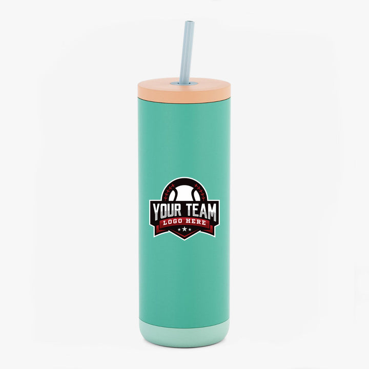 Skinny Tumbler with Straw 20oz