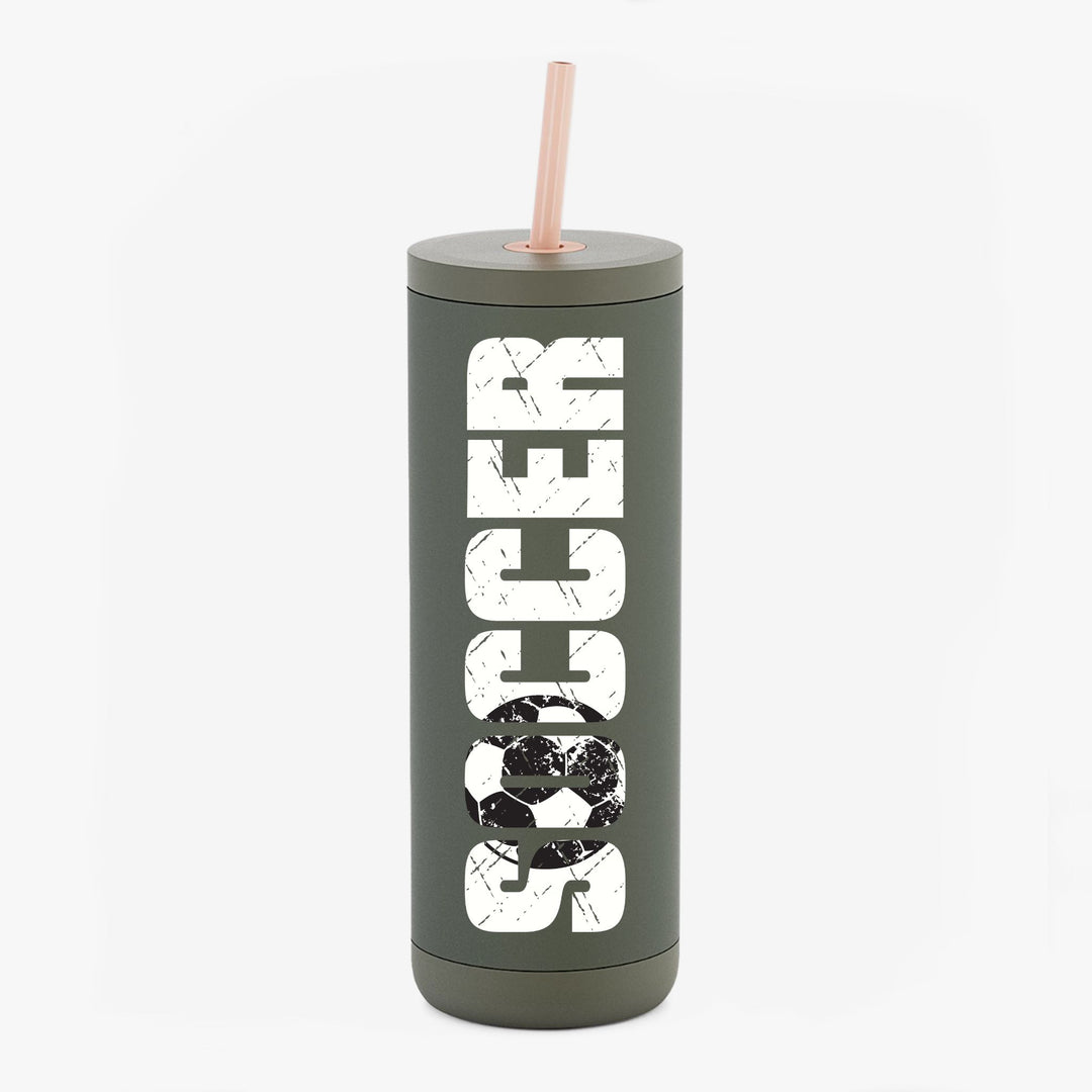 Sport Tumbler with Straw,  20oz (Water Bottle)
