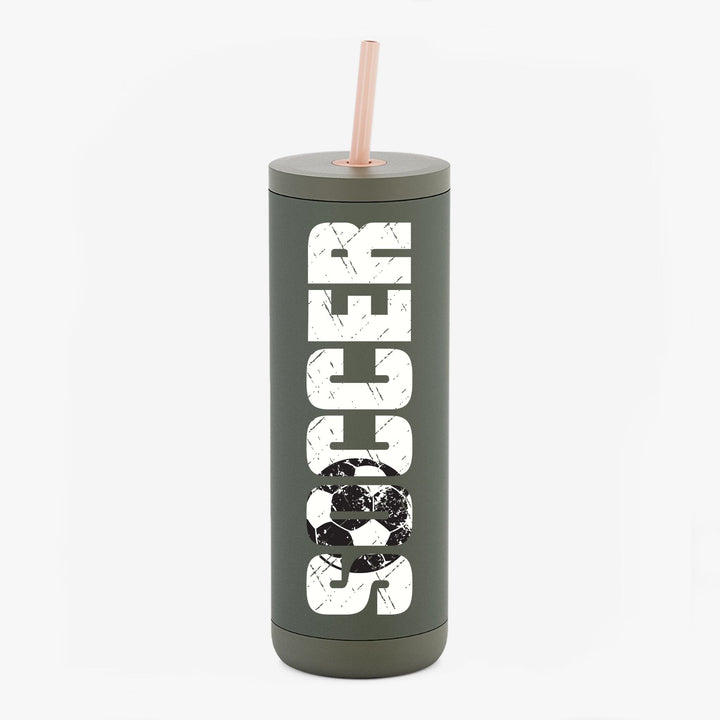 Sport Tumbler with Straw,  20oz (Water Bottle)