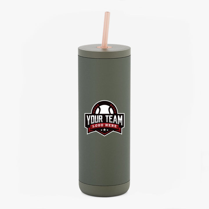 Skinny Tumbler with Straw 20oz