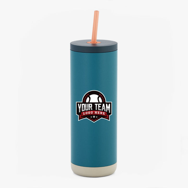 Skinny Tumbler with Straw 20oz