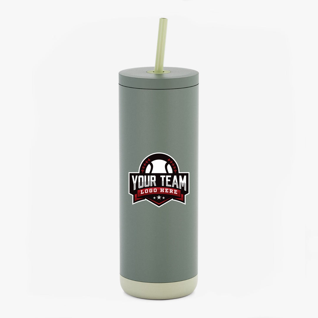 Skinny Tumbler with Straw 20oz