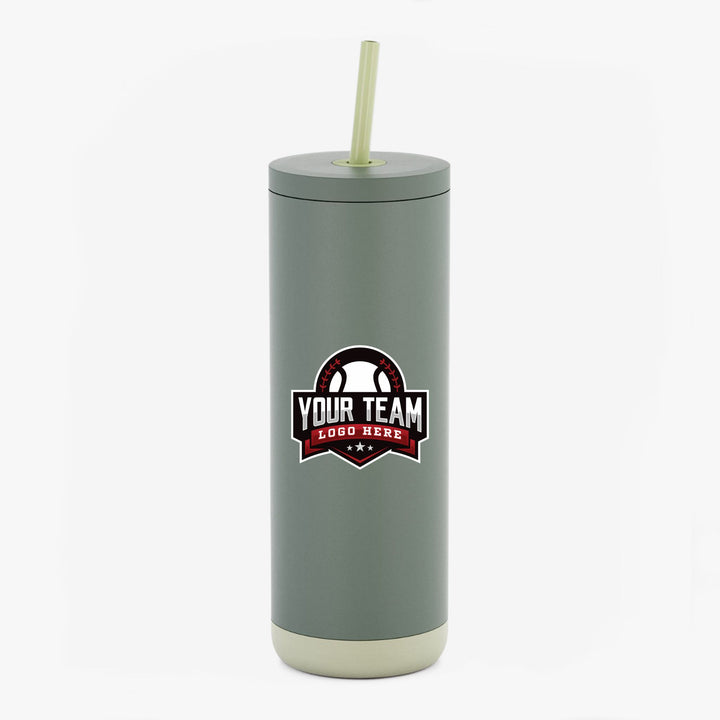 Skinny Tumbler with Straw 20oz