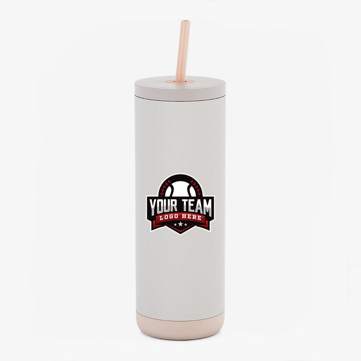 Skinny Tumbler with Straw 20oz