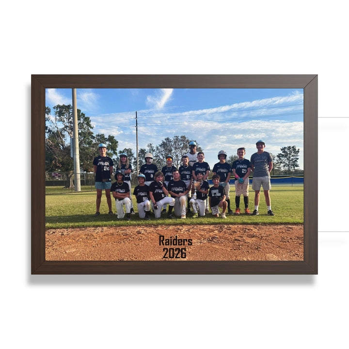 Coach/Team Custom Picture Framed Art