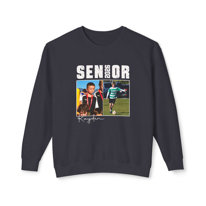 Senior Then vs Now Photo &amp; Name - Unisex Adult Premium Apparel