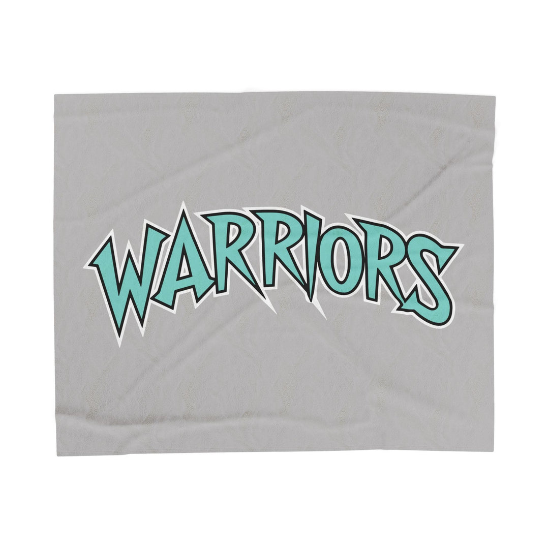 Warriors Velveteen Plush Blanket