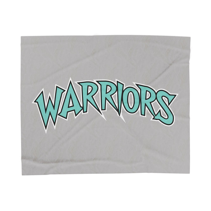 Warriors Velveteen Plush Blanket