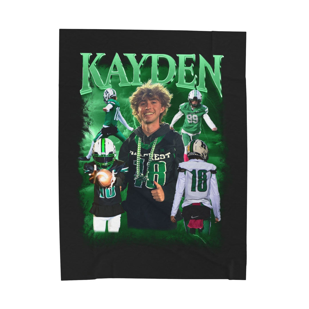 Picture Fusion Design Velveteen Blanket