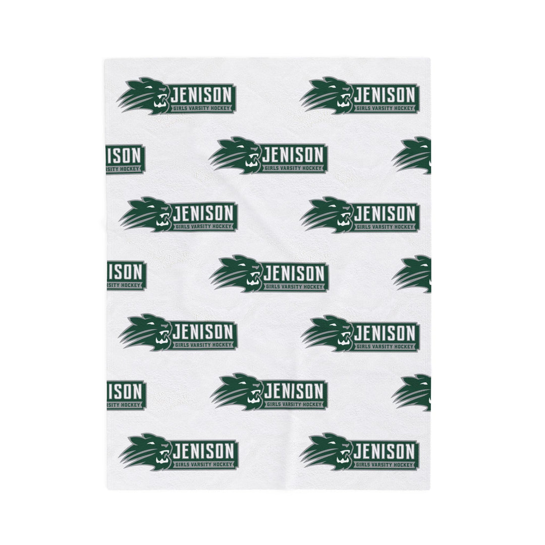 Jenison Girls Varsity Hockey Velveteen Plush Blanket