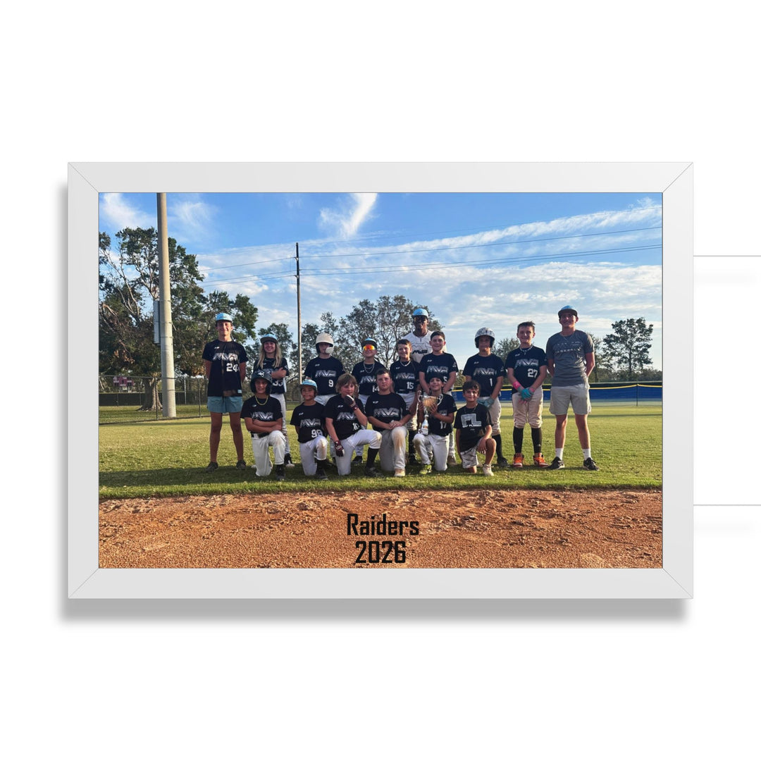 Coach/Team Custom Picture Framed Art