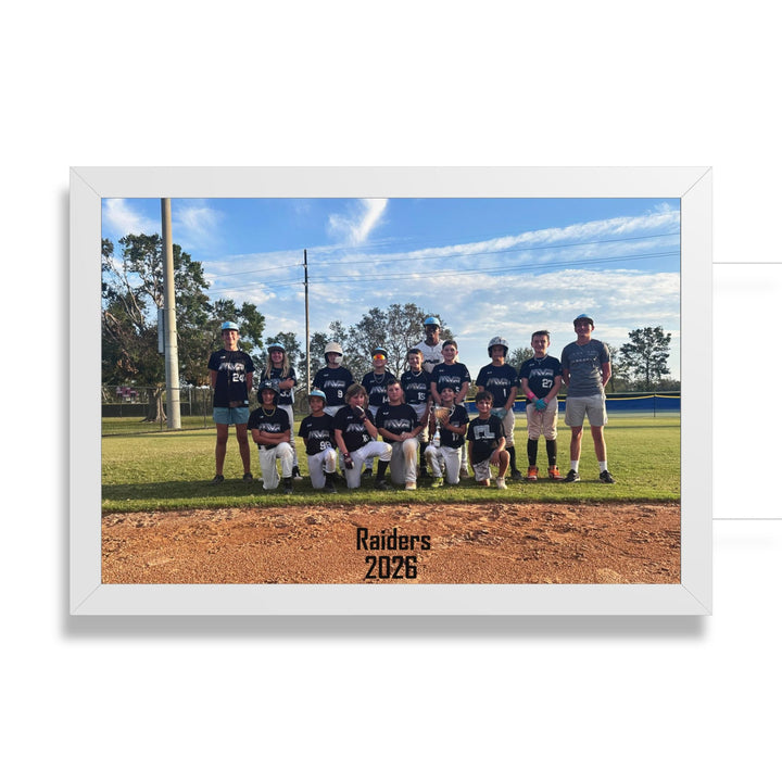 Coach/Team Custom Picture Framed Art