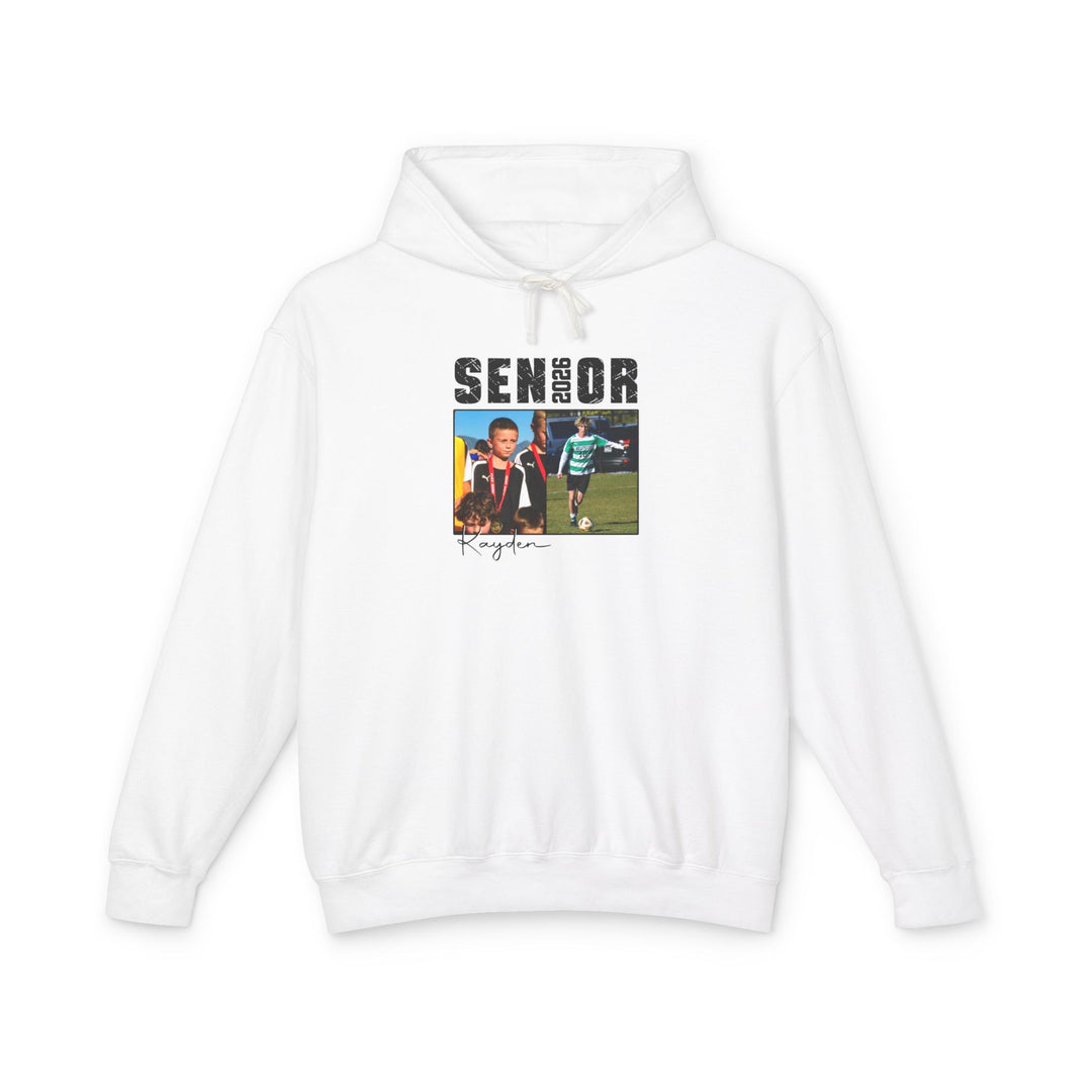 Senior Then vs Now Photo &amp; Name - Unisex Adult Premium Apparel