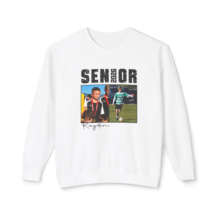 Senior Then vs Now Photo &amp; Name - Unisex Adult Premium Apparel