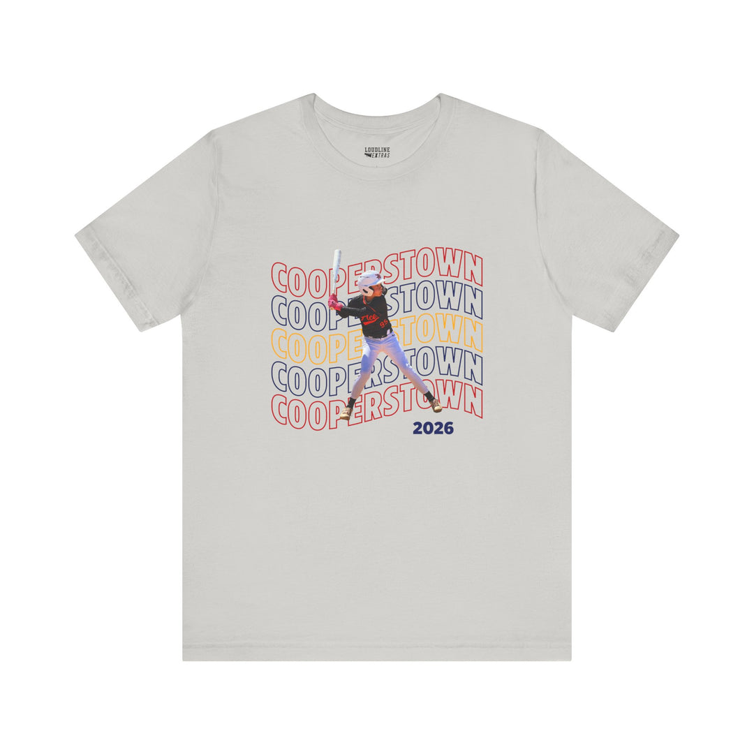 Cooperstown Picture Wavy Name Design - Unisex Adult Basic T-Shirt
