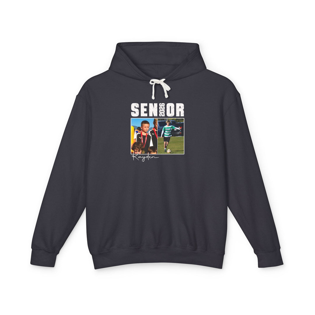 Senior Then vs Now Photo &amp; Name - Unisex Adult Premium Apparel
