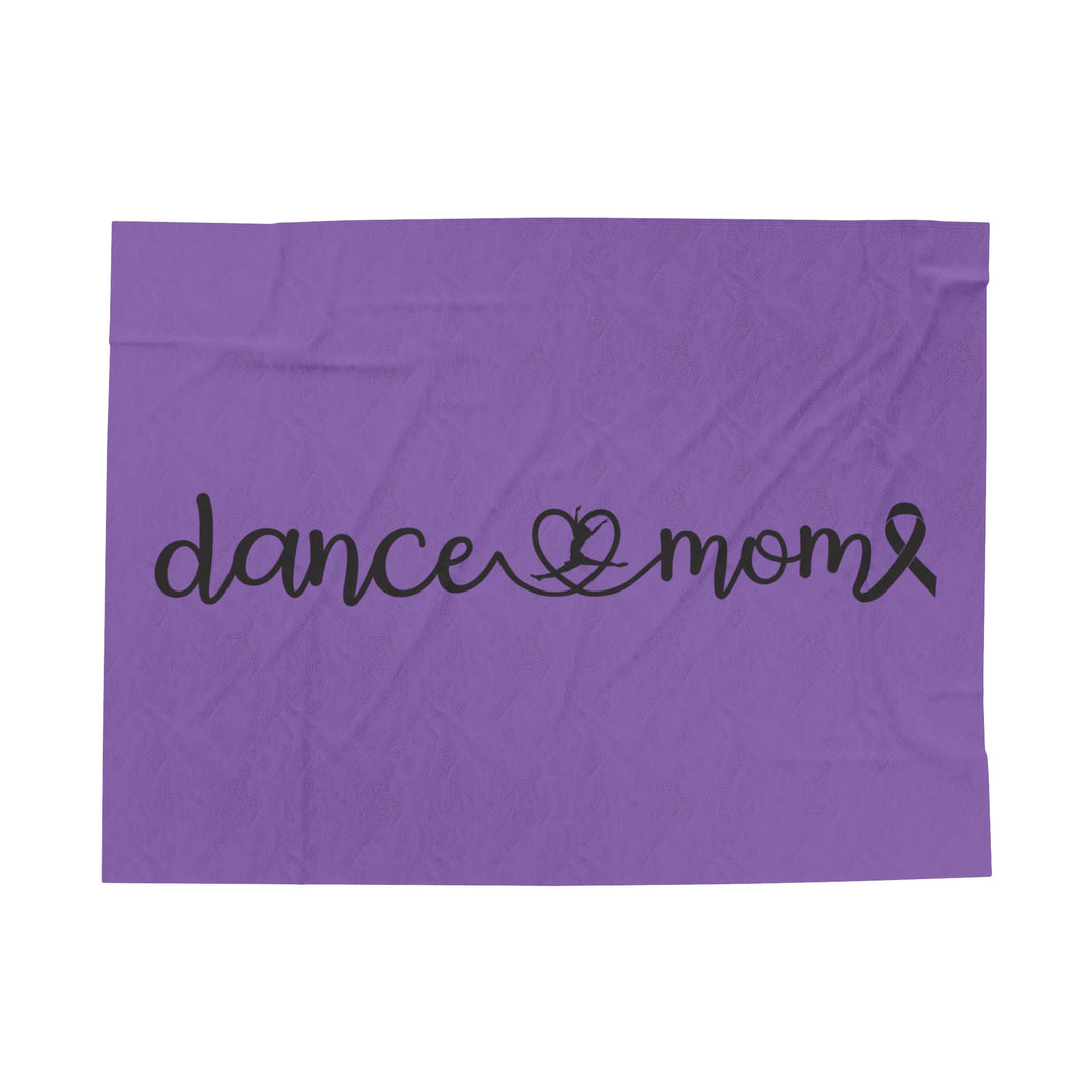 Cancer Collection Pick Your Sport Mom Ribbon &amp; Heart Plush Blanket