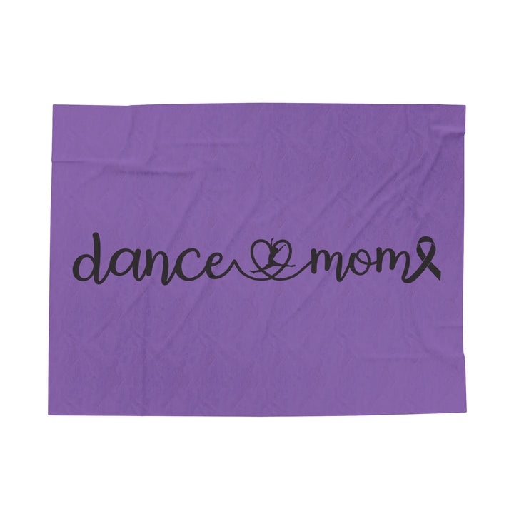Cancer Collection Pick Your Sport Mom Ribbon &amp; Heart Plush Blanket
