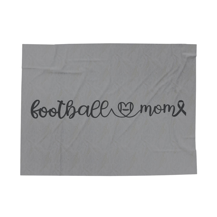 Cancer Collection Pick Your Sport Mom Ribbon &amp; Heart Plush Blanket
