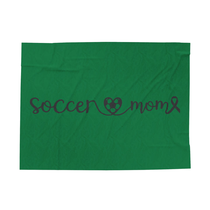 Cancer Collection Pick Your Sport Mom Ribbon &amp; Heart Plush Blanket