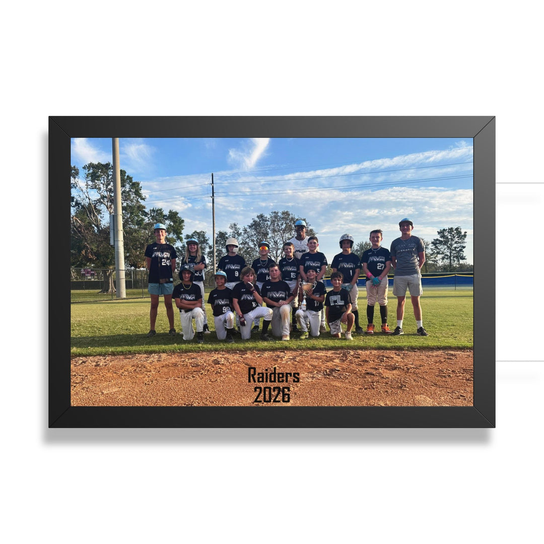 Coach/Team Custom Picture Framed Art