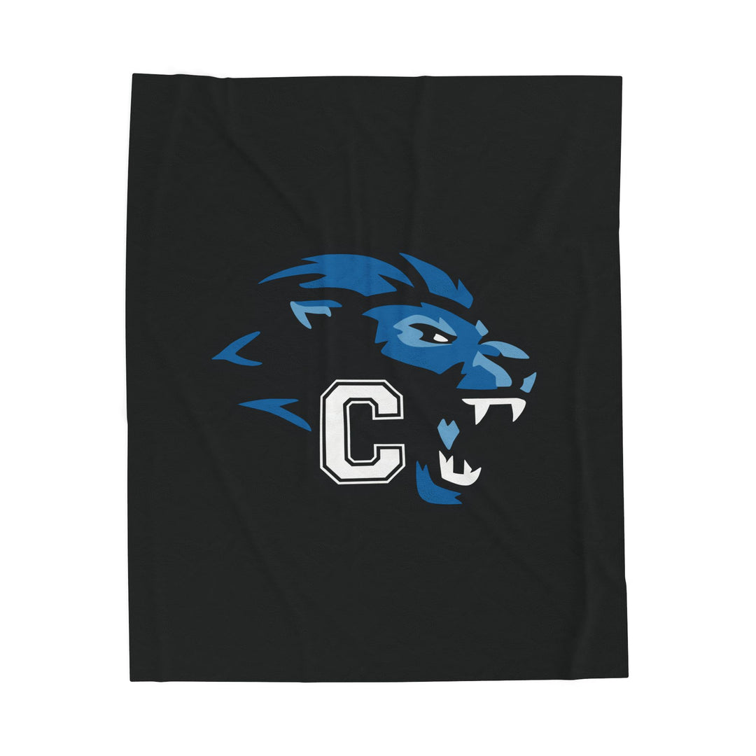 Canton Lions Youth Football &amp; Cheer Velveteen Plush Blanket